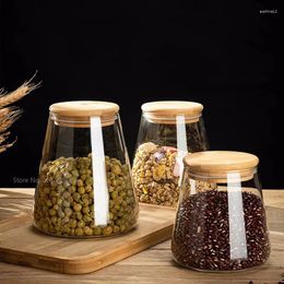 Storage Bottles Borosilicate Glass Sealing Jars Tea Grains Candy Kitchen Food Coffee Beans Orgnizer