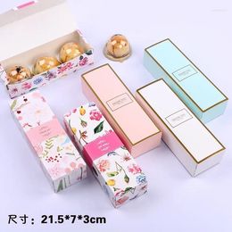 Gift Wrap 20pcs/lot Baking Tools Macaron Packaging Boxes Paper Dessert Macarons Pastry Favors Cookies Packing Decor