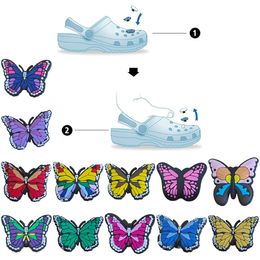 Shoe Parts Accessories Pattern Charm For Clog Bubble Slides Sandals Pvc Decorations Christmas Birthday Gift Party Favors Colorf Butter Otmb4