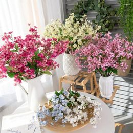 Decorative Flowers Artificial Flower Good Detail Realistic No Wither Watering Long-lasting Po Prop Table Centerpiece Wedding Party Decor