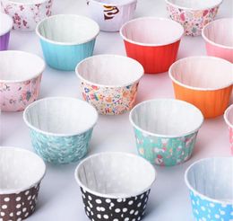 Baking Moulds 100Pcs Muffins Large Cups Paper Cupcake Wrappers Cases Muffin Boxes Cake Cup DIY Tools Kitchen Supplies