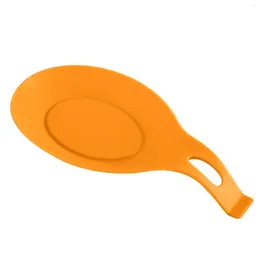 Table Mats Heat Resistant Spoon Holder Silicone Rest Durable For Kitchen