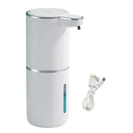 Liquid Soap Dispenser With Adjustable Settings Touchless Foaming Set Usb For Bathroom Dish Battery-powered