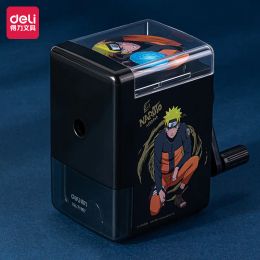 Sharpeners Deli Sharpener Kawaii Naruto Pencil Sharpener Cute Anime Handcrank Pencil Sharpener Japanese Stationery Novelty Items Kids Gift