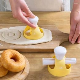 Baking Moulds Round Donut Mold Doughnuts Cooking Cutter DIY Dessert Bread Cutting Maker Cake Decorating Tool Kitchen Gadget Accessories