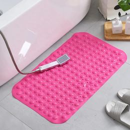 Bath Mats Safety PVC Floor Mat Anti Slip Bathroom Massage Foot Shower Rug Carpet Bathtub Accessories Set High Quality