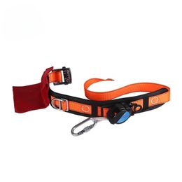 2024 Safety Outdoor Professional tool Climbing Waist Chest Harness Safety Belt Rescue Rope with Adjust Buckle Climbing Equipment Accefor Harness Safety Equipment