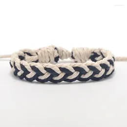 Charm Bracelets 1pc Classical Ethnic Handmade Bracelet Summer Beach Braid String Cotton Wrap Woven Rope Friendship For Women Men