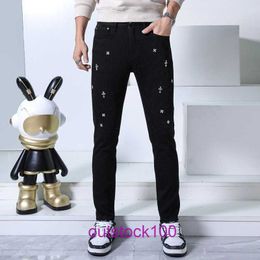 Роскошные потажные дизайнерские джинсы Mens Joggers Fashion Mens Designer Jeans Джаны