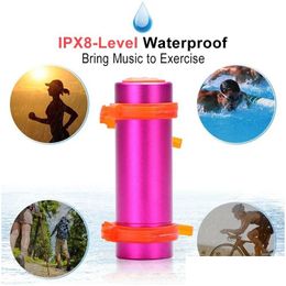 MP3 MP4 Oyuncu Ipx8 Su geçirmez yüzme Dalış Müziği Sualtı Spor Kulaklığı Walkman Drop Teslimat Elektroniği DHBK3