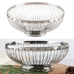 Dinnerware Sets Colander Wire Fruit Basket Stainless Steel Holder Vegetable Stand Bowl Washing Child