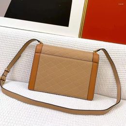 Shoulder Bags 2024 Real Leather Luxury Handbag Women Famous Brands High Style Fashionable Single Bag