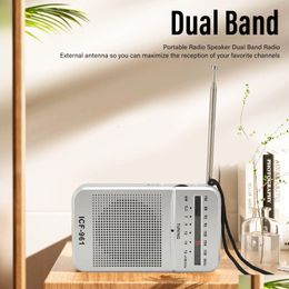 Radio Mini Dual Band Am Fm Professional High Sensitivity Mp3 Wma Wav Formats Pocket For Outdoor Travel Drop Delivery Dhpl5