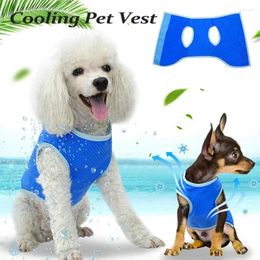 Dog Apparel Summer Cooling Vest Clothes Breathable Pet Coat Cooler Jacket Puppy For Small Medium Large Dogs