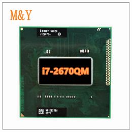 Processor Core I72670QM SR02N Processor i7 2670QM notebook Laptop CPU Socket G2 rPGA988B Suitable for HM65 75 76 77 chipset laptop