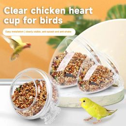 Other Bird Supplies Durable Feeder Capacity Hanging Drinker Set For Parrots Easy Installation Food Container Water Cage