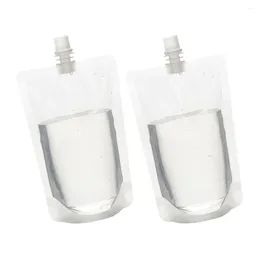 Take Out Containers 50 Pcs S Straw Beverages Flasks Bag Drinking Pouch Drinks Travel