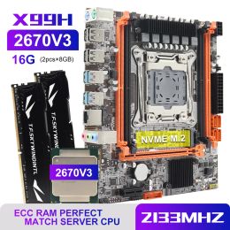 Motherboards X99 DDR4 Motherboard Combo Kit LGA20113 USB3.0 NVME M.2 SSD Support DDR4 REG ECC Memory and Inter Xeon E5 V3 V4 Motherboard