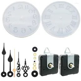 Clocks Accessories Frameless Silent Quartz Clock Movement Mechanism With 2 Different Pairs Of Hands DIY Repair Parts Motor Replacemen