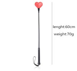 Genuine leather Red Heart spanking paddle wand rod whip lash strap flog slap flap beat stick SM adult game sex toy 9232720