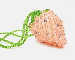 Shoulder Bags Beautiful Strawberry Frizzy Crosbody Bag For Handcrafted Girls Fashion Women Handbags And Party Clutch Mini