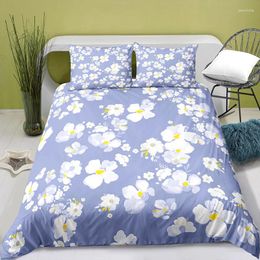 Bedding Sets Polyester Little Daisy Pattern Duvet Cover Digital Printing Set With Pillowcase Bed For Girl Quilt