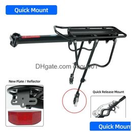 Bike Frames Deemount Bicycle Lage Cargo Rear Rack Shelf Cycling Bag Stand Holder Trunk Fit 20 29 Mtb 4.0 Fat 230607 Drop Delivery Dhd28