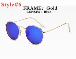 Designer Men Women Sunglasses 3447 Glasses Luxury Black Frame Metallic Polarised UV400 Glass Lens Sunglasses Premium Edition with Box D4T8