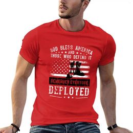 Men's Tank Tops We Wear Red On Friday Support Our Troops T-Shirt Cute Plus Size Anime Big And Tall T Shirts For Men