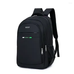 School Bags 2024 Men's Backpack Oxford Cloth Material British Leisure College Style High Quality Multi-functional Design Large Capacity