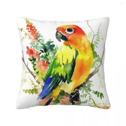 Pillow Sun Conure Parakeet Throw Christmas Covers Luxury Cover