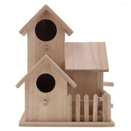 Other Bird Supplies Standing Wooden House For Home Indoor Outdoor Garden Yard And