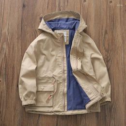 Jackets Children's Double Layer Pure Cotton Boys' Spring And Autumn Coat Clothing Kids Jacket