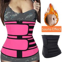 Elstiac Lumbar Back Belt Waist Trainer Slimming Waist Support Shaperwear Neoprene Sauna Fitness Belt Body Shaper Tummy Control 240323