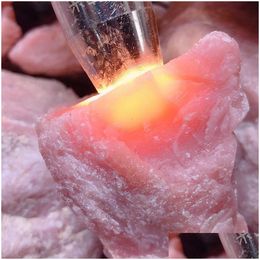 Loose Diamonds Pink Gemstone Opal Stone Natural Crystal Ore Jade Carving Jewellery Ornamental 200G300G 230320 Drop Delivery Dht3A