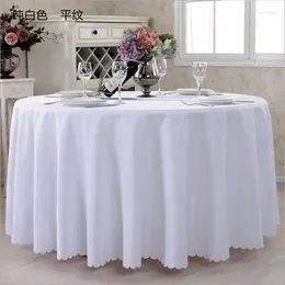 Table Cloth Solid Colour Banquet Wedding Restaurant Square Large Round Tea