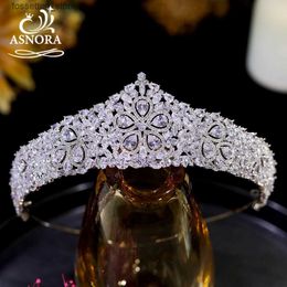 Wedding Hair Jewellery CZ Tiaras Of 15 Years Bride Wedding Diadem Crown for Girls Hair Headbands With Stones and Crystals Accessories Jewellery Women L46