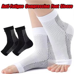Men's Socks 2 Pairs Mens Women Sports Anti Fatigue Compression Foot Angel Ankle Outdoor Breathable Sleeve Brace