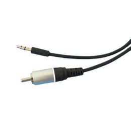 new 2024 3.5mm To RCA Single Lotus Cable 1 Meter Audio Cable 3.5 Male To RCA Male Cable for TV Speaker DVD Amplifier Connection Adapterfor