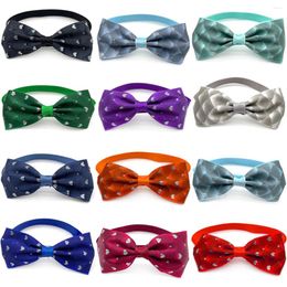 Dog Apparel 30/50pcs Mixcolor Small Bow Ties Pet Puppy Bowknot Grooming Product Accessories