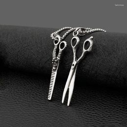 Pendant Necklaces 2024 Titanium Steel Necklace Stainless Haircut Set Accessories Products Trend Hip Hop