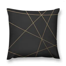 Pillow Golden & Black Throw S Cover Decorative Sofa Luxury