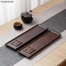 Tea Trays 35 10 2cm Bamboo Wooden Tray Japanese Style Zen Dry Bubble Solid Stand Waterproof And Anti-scal