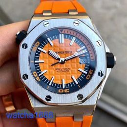 Celebrity AP Wrist Watch Mens Royal Oak Offshore 42mm Diameter Precision Steel Date Display Automatic Mechanical Sports Leisure Luxury Watches