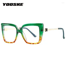 Sunglasses Frames YOOSKE Square Big Transparent Computer Glasses Frame Women Men Anti Blue Light Eyewear Optical Spectacle Eyeglass