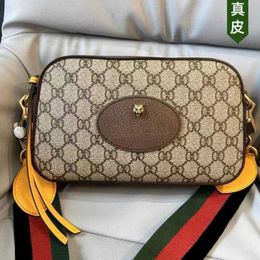 Designer womens handbag Online Red Envelope Home Tiger Head Camera New Single Crossbody Wide Shoulder Strap Womens Bag Solid