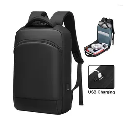 Backpack Men Business Waterproof 15.6" Laptop Fashion Male Classic Travel Moto&Biker Light Shoulder Bags Mochila For