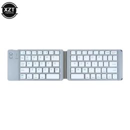Keyboards CCC Two Folding Keyboard Mobile Phone Tablet Wireless Bluetooth Keyboard Mini Keyboard Three System Universal Keyboard