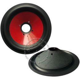 Accessories 2pcs For 7" Inch 165mm 31mm Core Speaker Cone Paper Basin Woofer Drum Trumper Bass Repair Parts