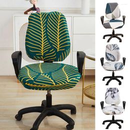 Chair Covers Universal Split Armchair Cover Stretch Computer Slipcovers Removable Seat Protector Case Home Office Kitchen Decor